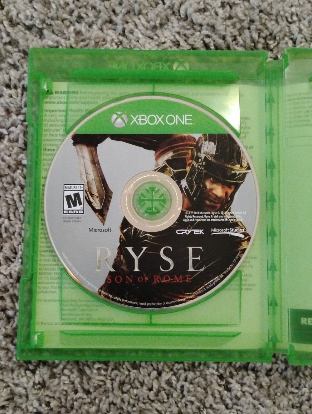 Ryse: Son of Rome (Xbox One) - Tested Game with Case & Artwork - Picture 2 of 3
